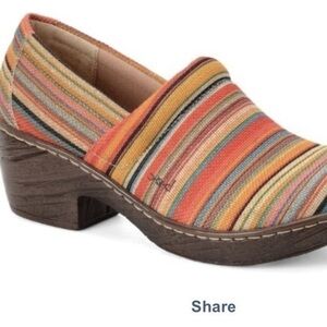 boc Multicolor Striped Mules